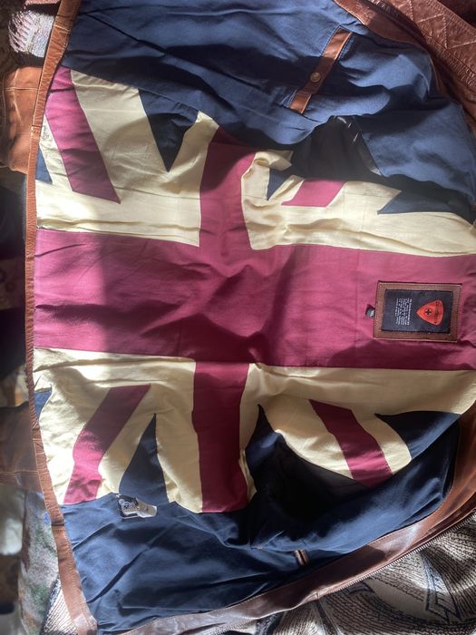 Вінтажна куртка Авіатор DAVID MOORE  XXXl