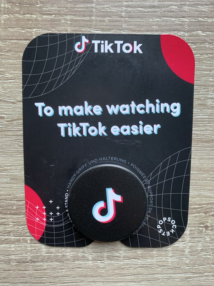 Gadżety tik tok - Pop Grip i kubek