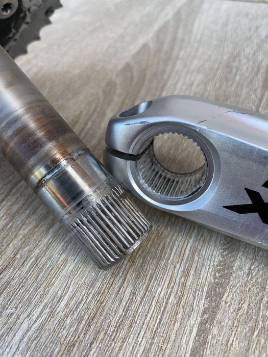 Шатуни Shimano Deore XT 68/73 (175) Truvativ Descendant e*thirteen xtr