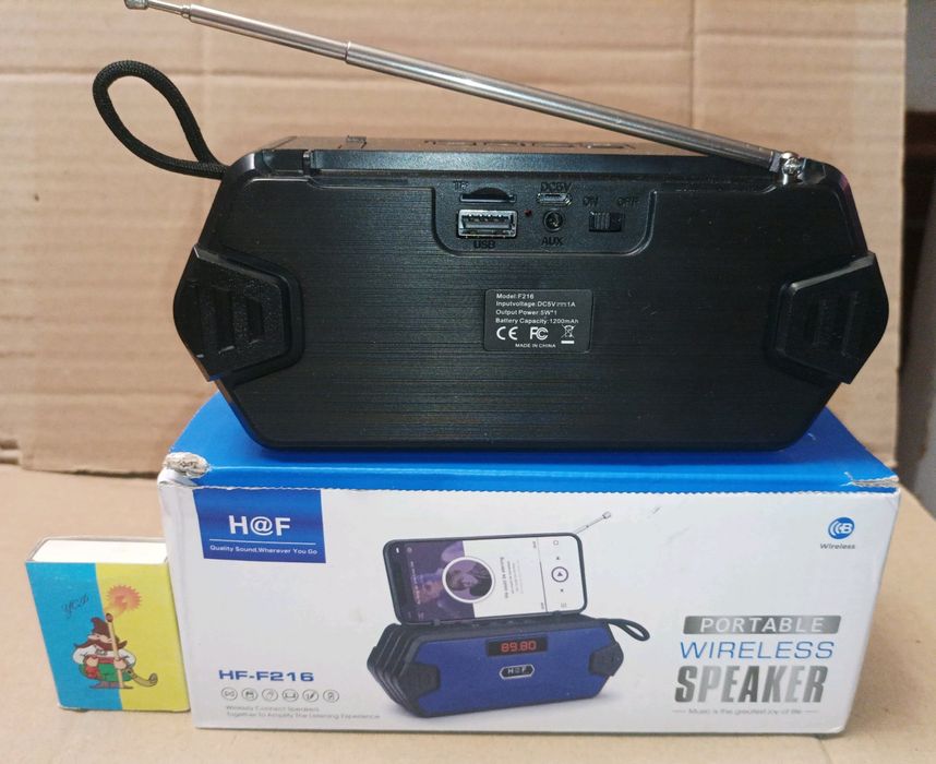 Bluetooth-колонка з акумулятором LED-дисплей