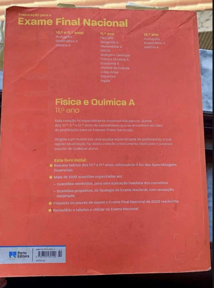 Manual de Preparação Exame Física e Química A - Porto Editora