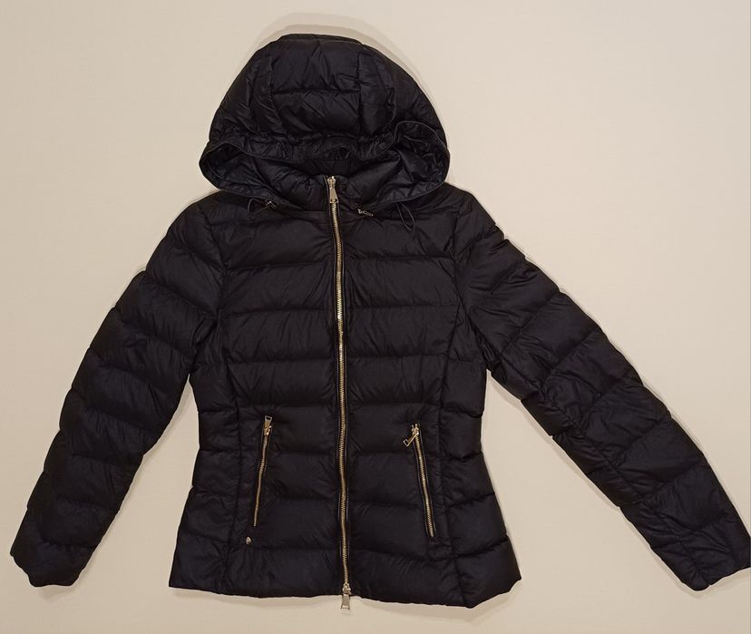 Massimo Dutti kurtka puchowa damska S czarna BDB