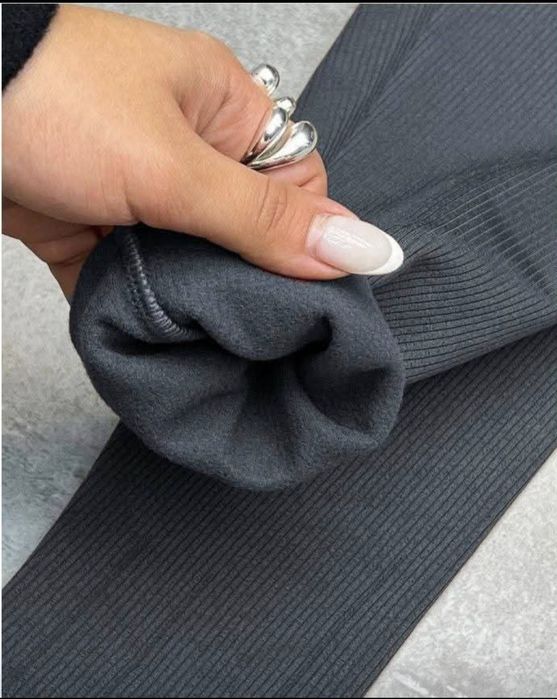 Лосини теплі в рубчик