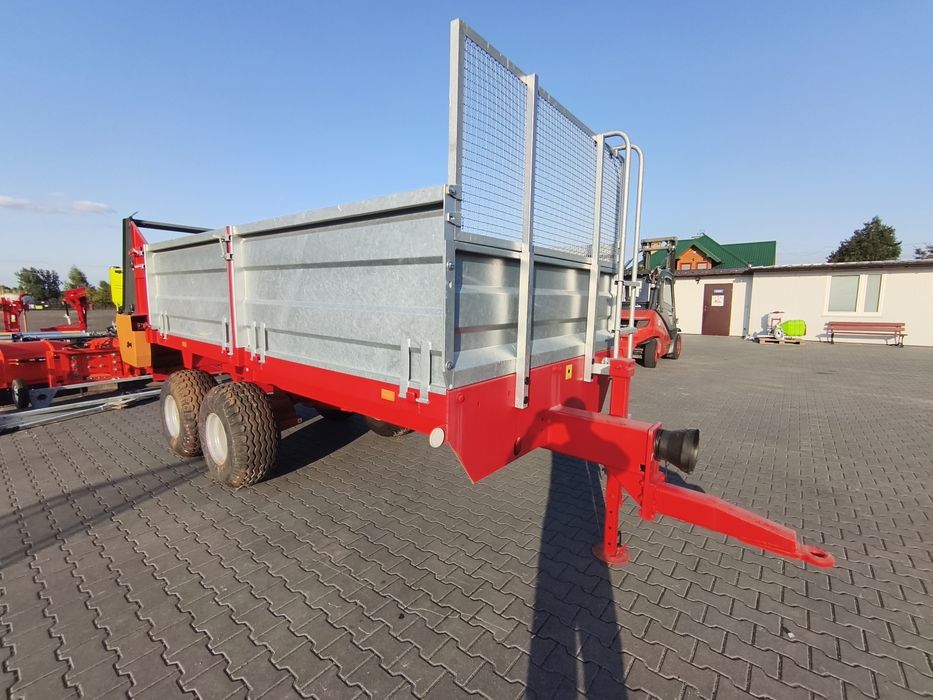 Rozrzutnik obornika 8 ton RolTrans poziomy 2xślimak, tandem, nowy