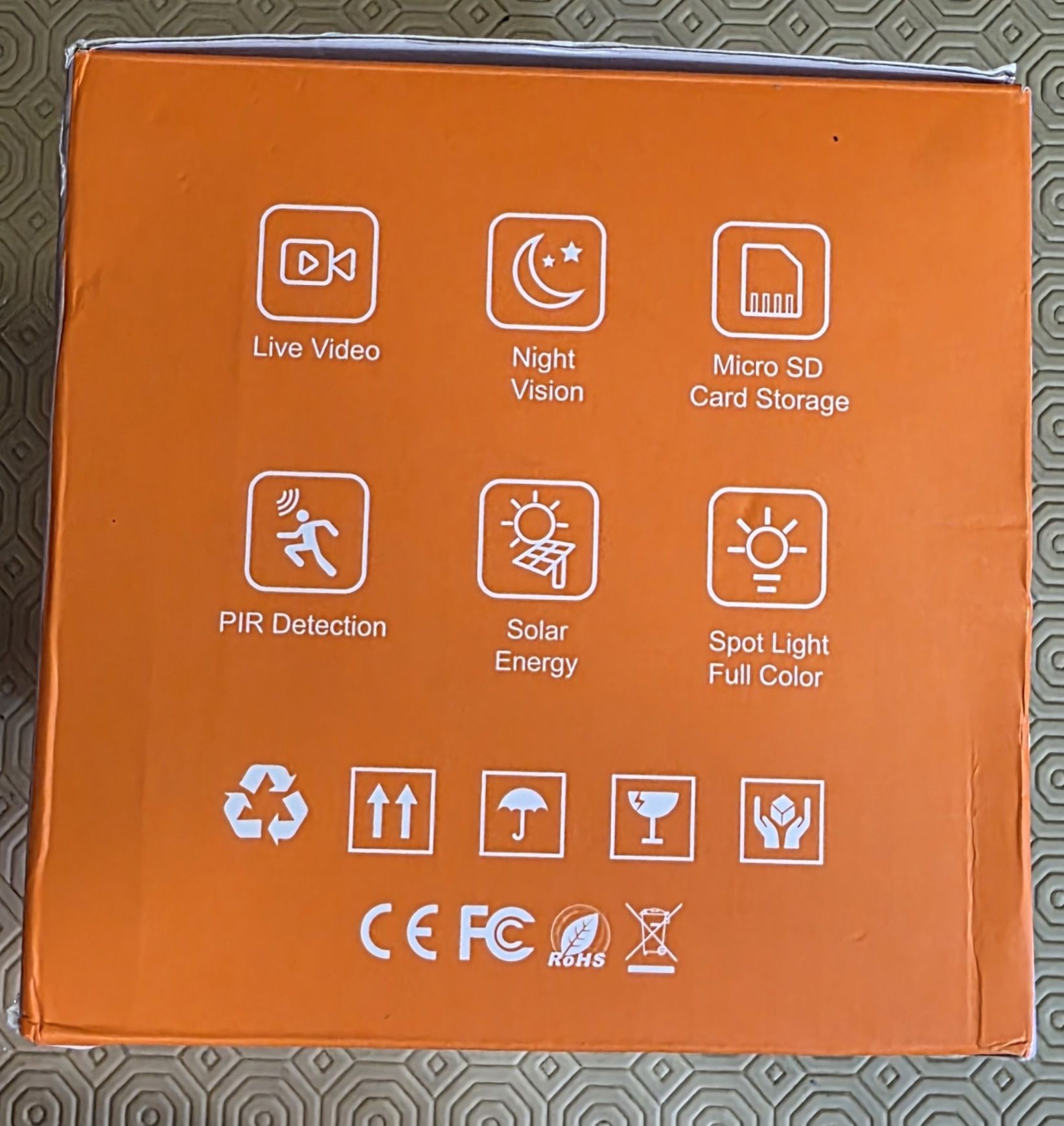 4G Câmara de vigilância com Painel Solar