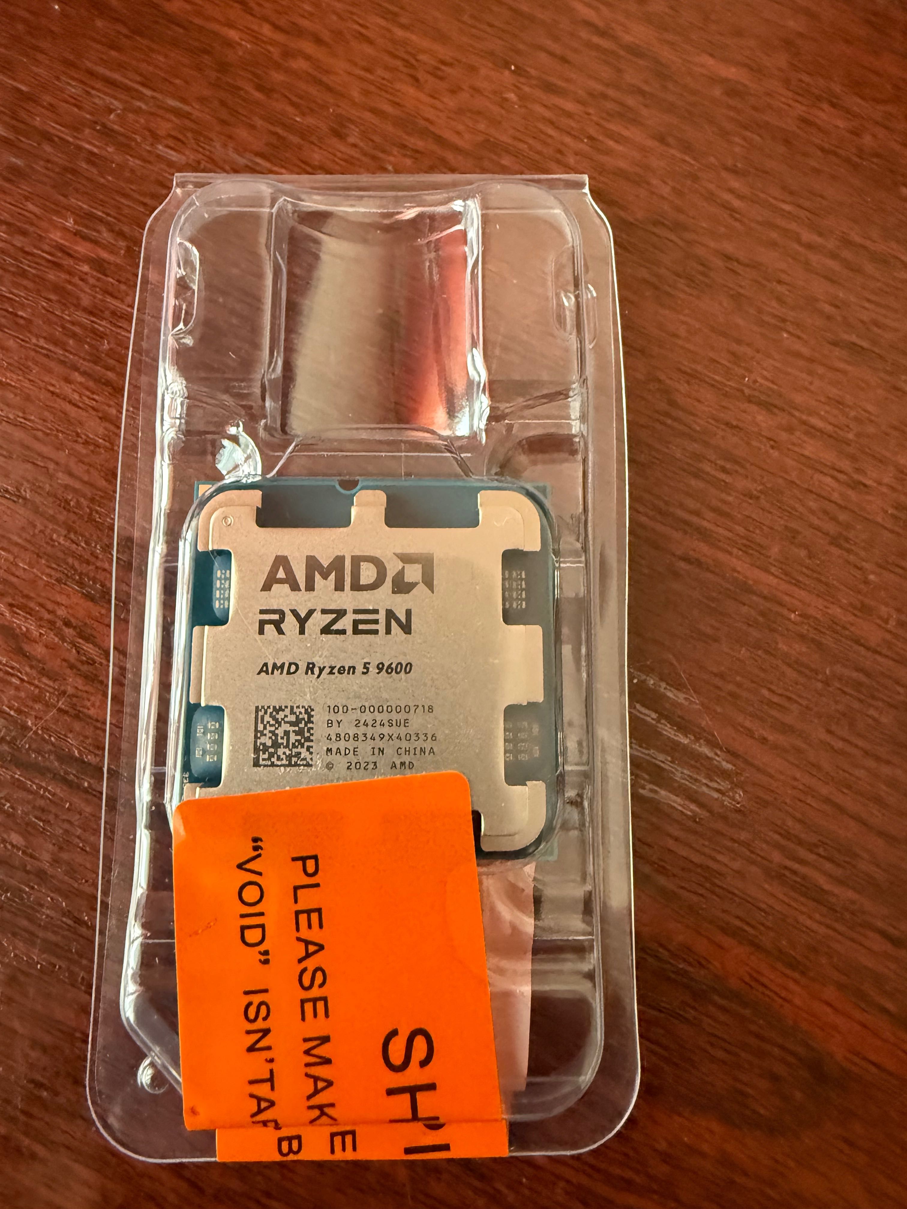 Процессор новый AMD Ryzen 5 9600/9600x (s-AM5) Tray