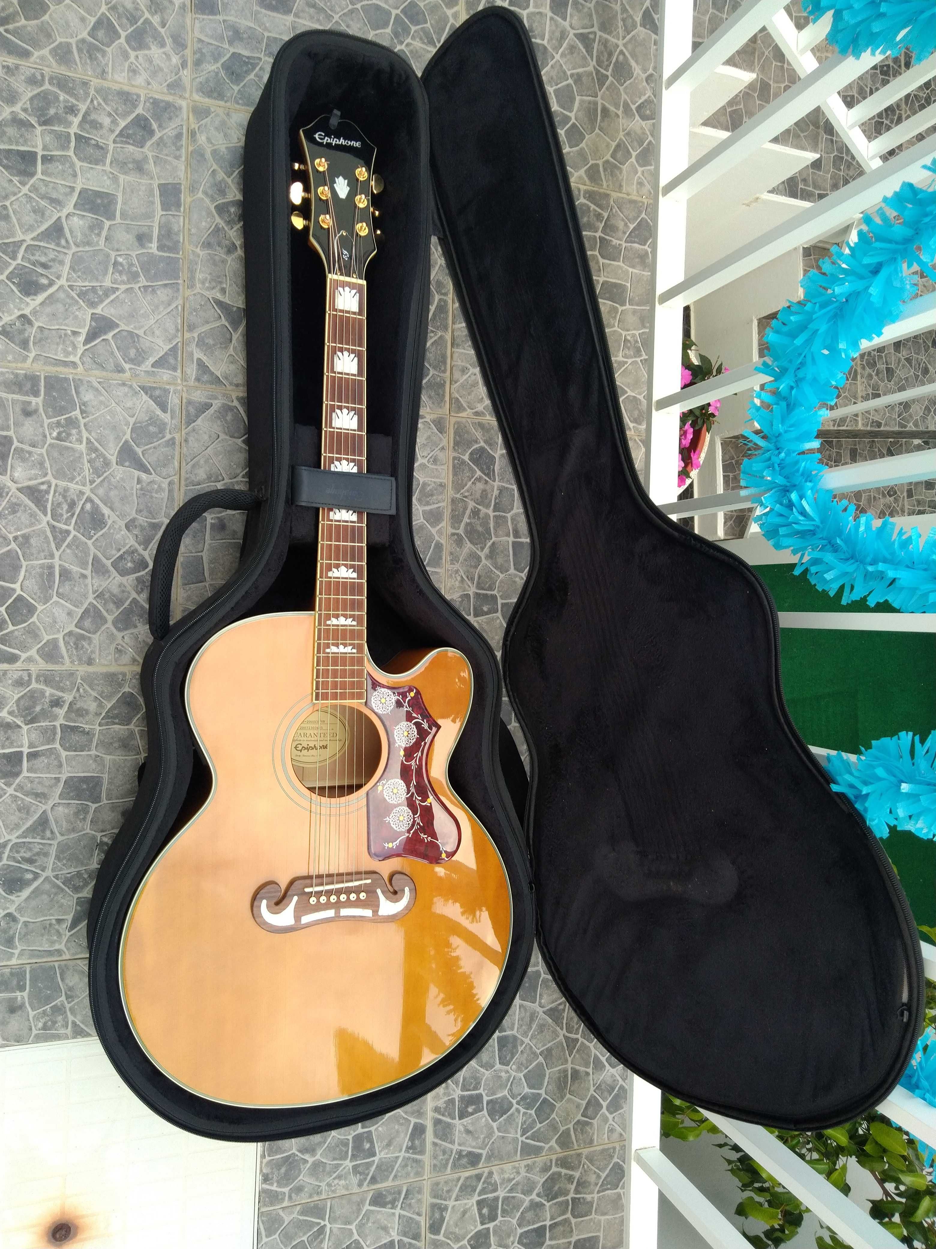 Epiphone J-200 EC Studio VN + case