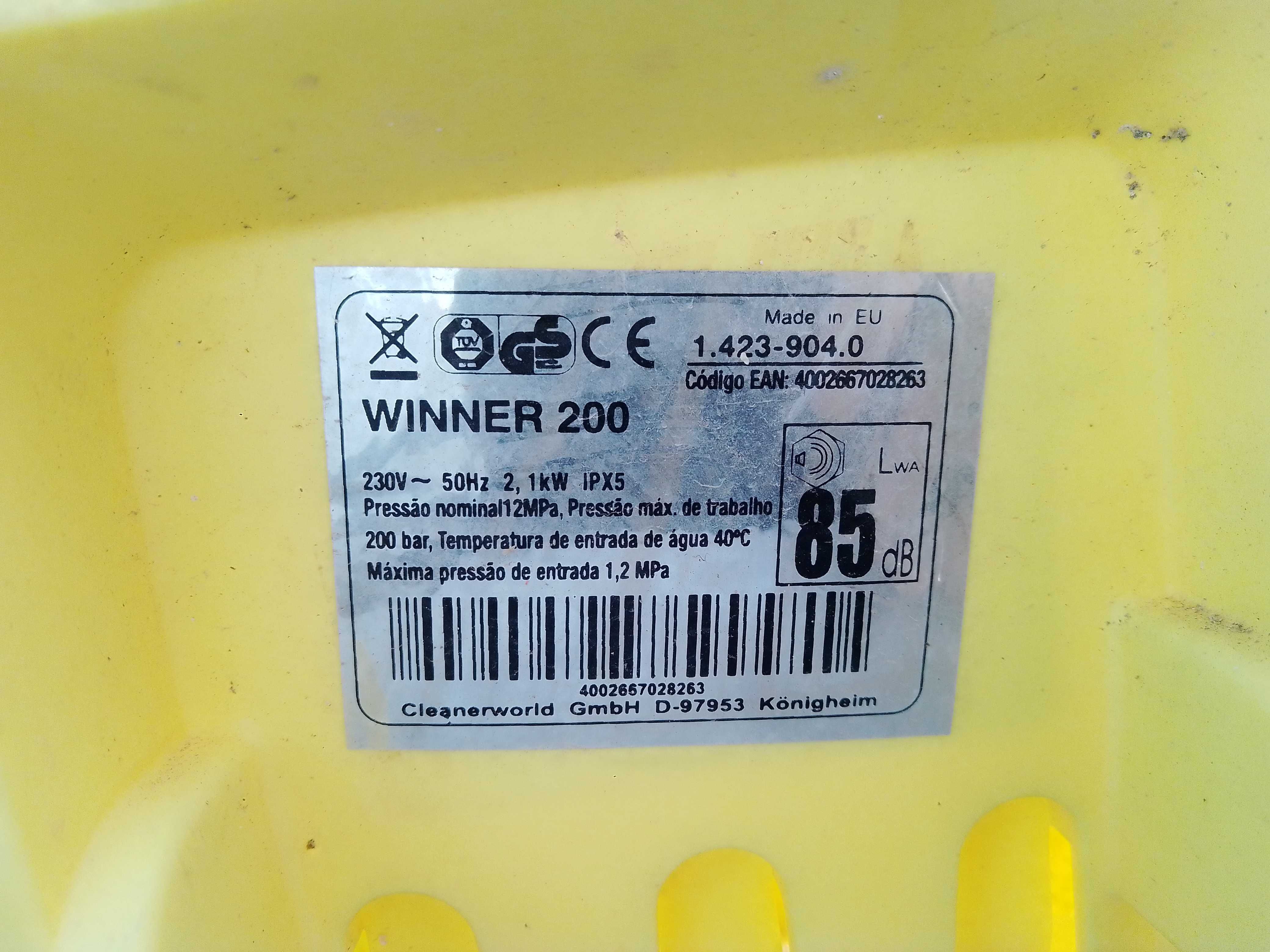 Lavadora de alta pressão Winner 200 bar