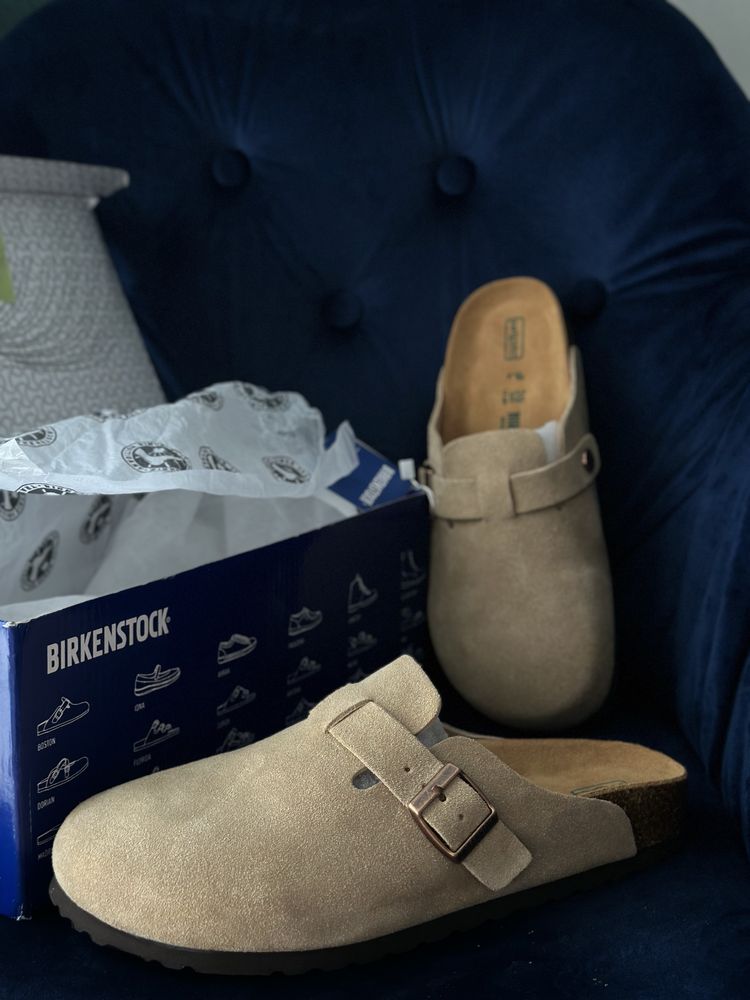 Біркенштоки birkenstock boston жіночі 39р оригінал бежеві