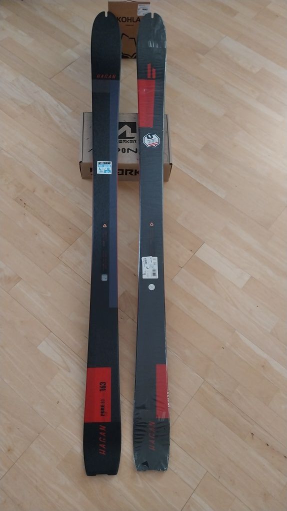 Nowe narty skiturowe Hagan 163 cm ,Marker i stopery oraz Foki !