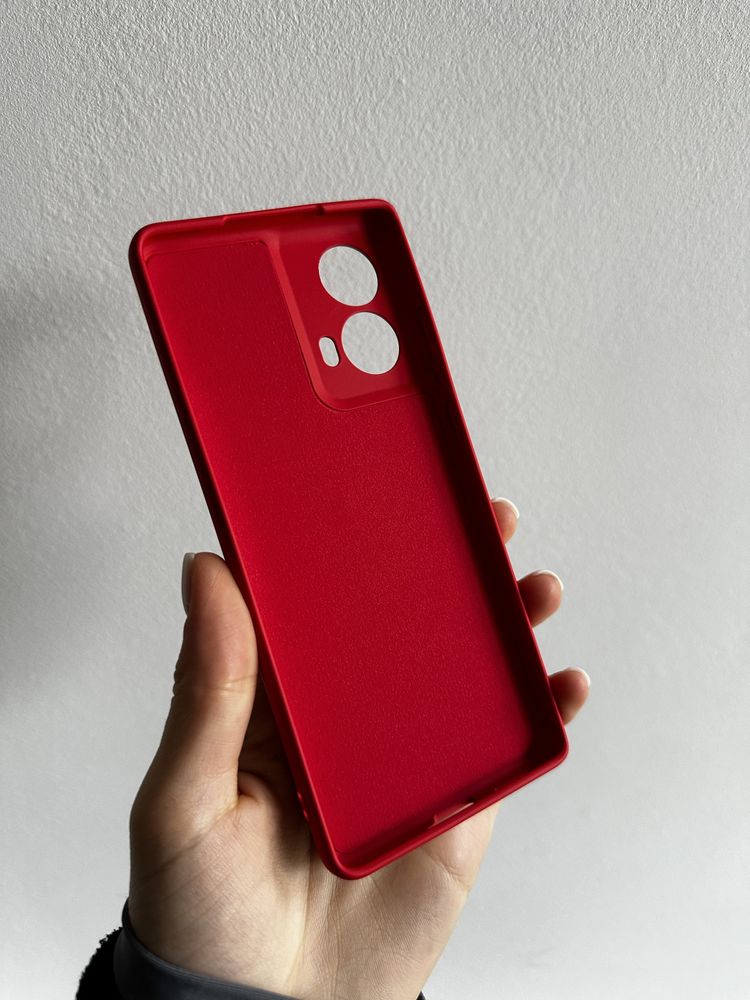 Etui silikonowe czerwone do MOTOROLA G85