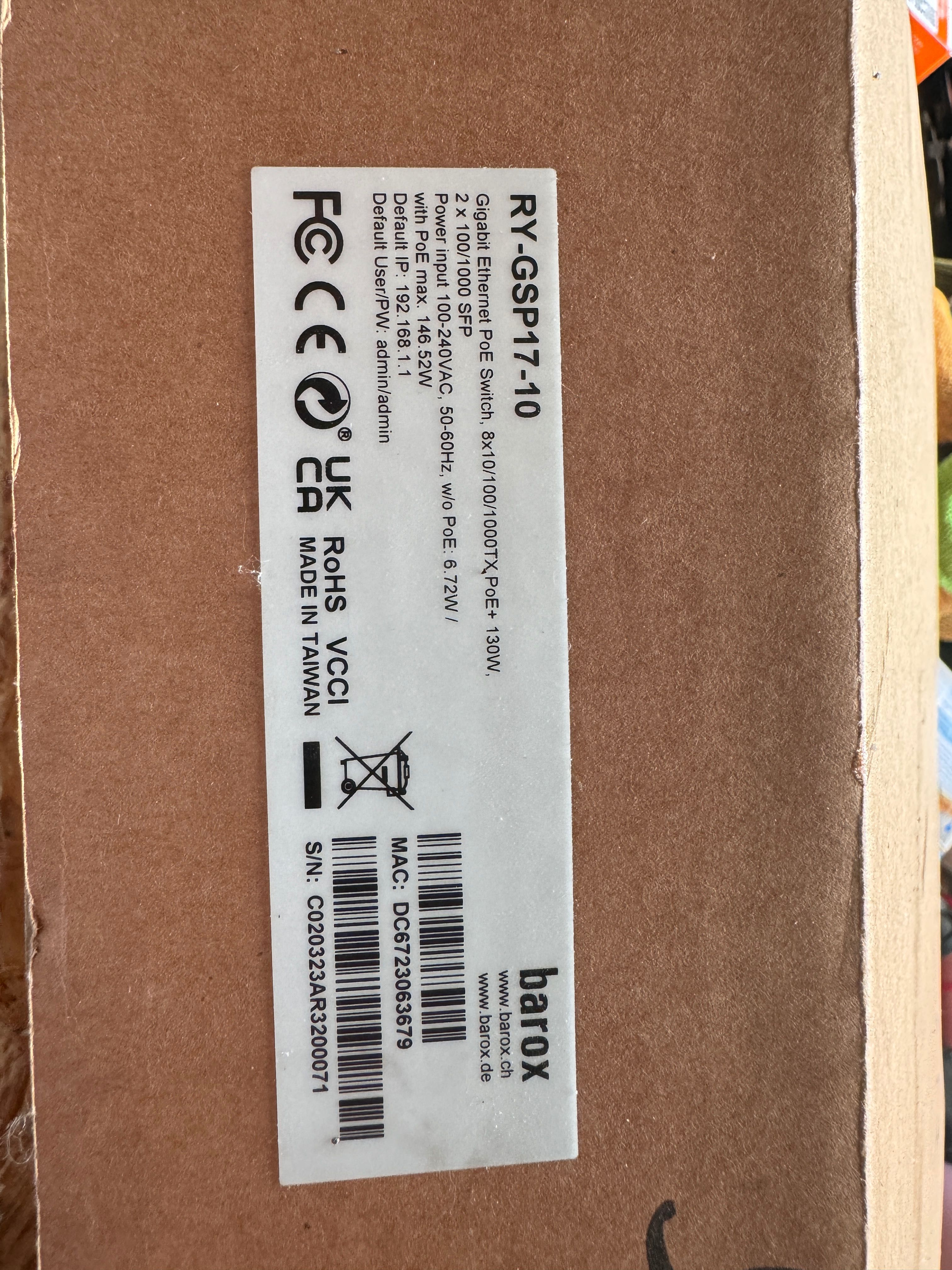 PoE Switch Barox
