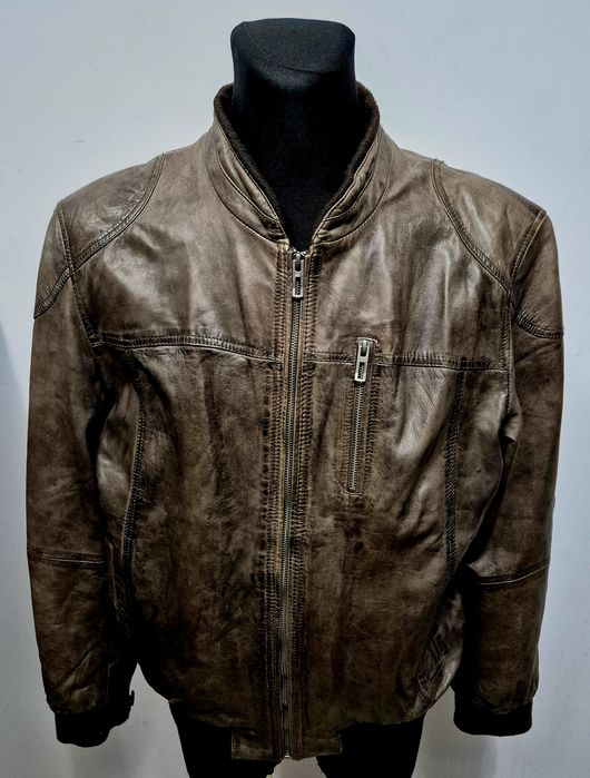 DAVID MOORE roz. 52 męska kurtka skóra naturalna miękka