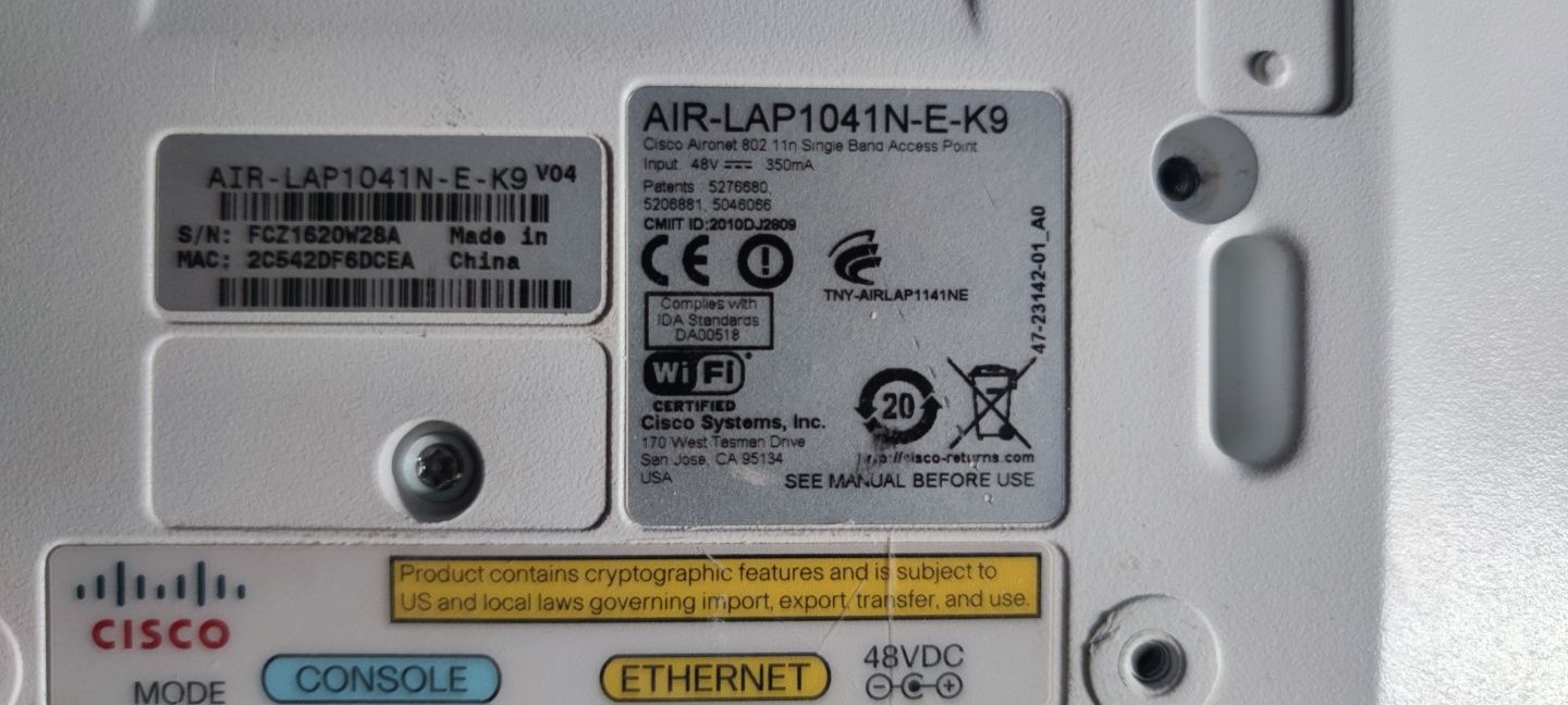 Wi-Fi точка доступу Cisco AIR-LAP1041N-E-K9 + РоЕ інжектор