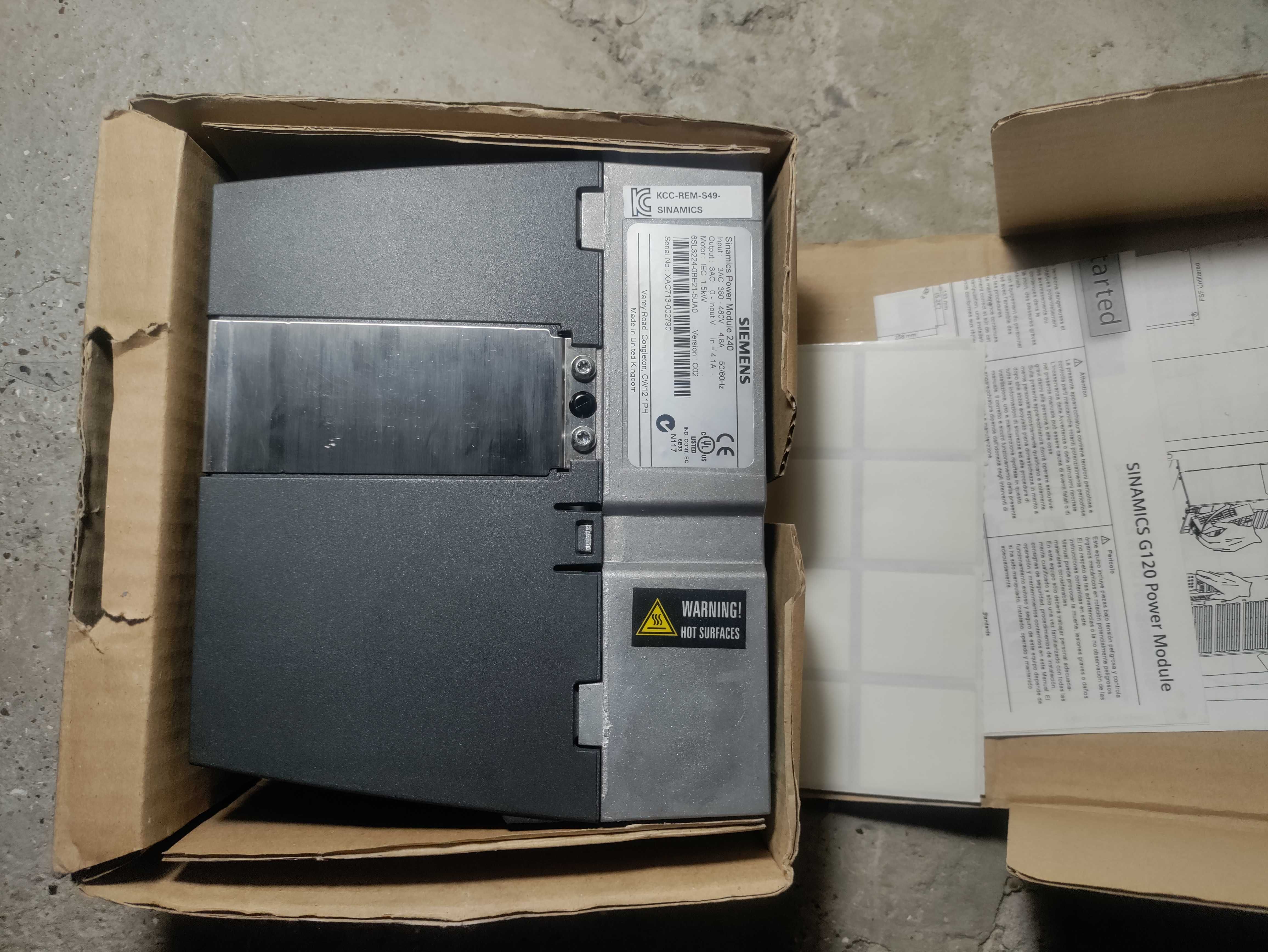 Siemens SINAMICS G120 Power Module PM240. Новый, не из Китая