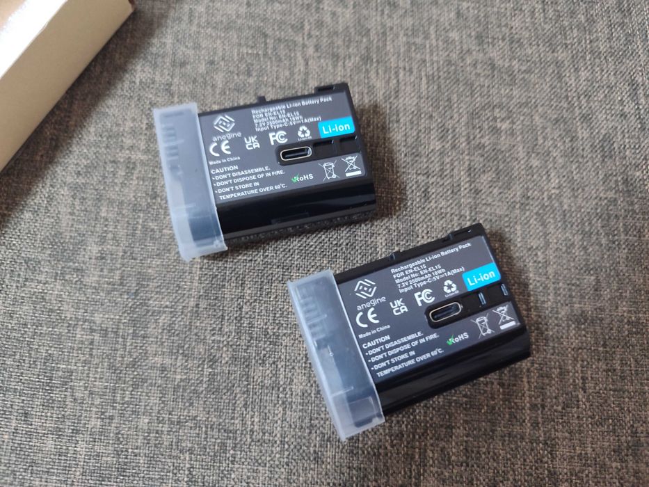 Батареи EN-EL15 2500 мАч для Nikon серии Z, D 2шт.