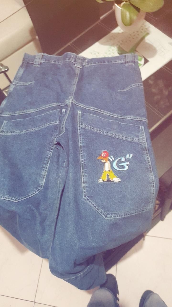 Calças gangsta baggy