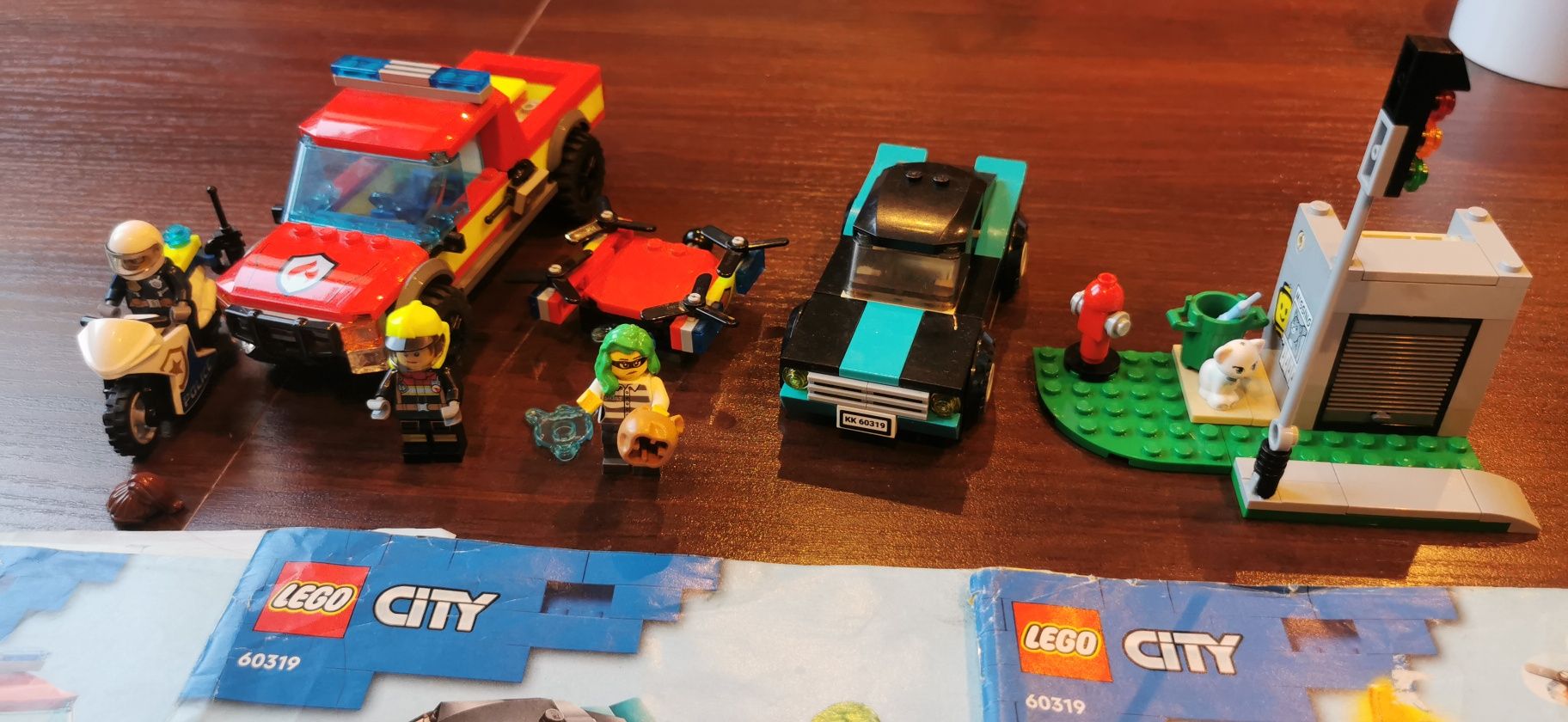 lego city 60319 akcja strażacka policyjny poscig