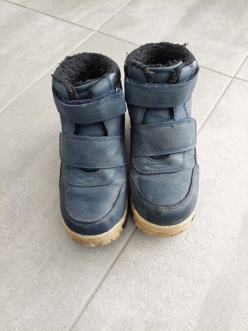 Buty chłopięce zimowe rozmiar 32 skórzane action boy ccc śniegowce