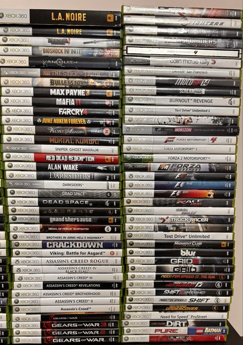 Диски XBOX 360 / ONE / Series X ліцензія колекція ціна за весь лот