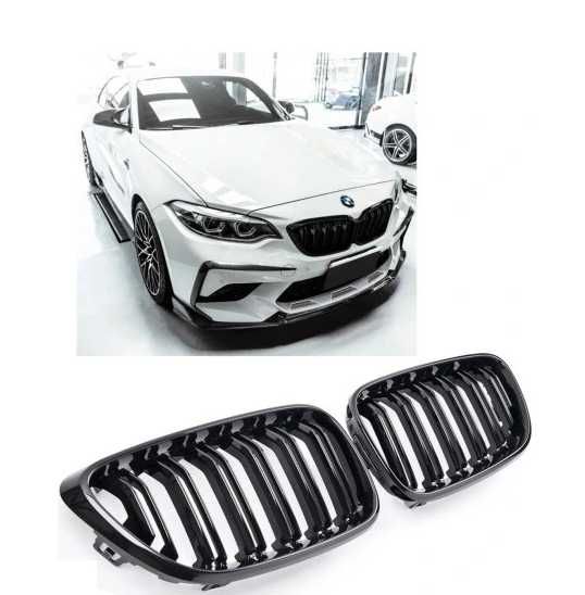 Nerki Grill BMW F22 F23 M2 Czarny Połysk