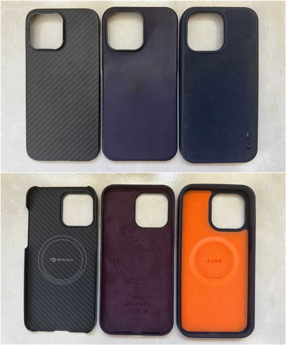 Продам бв три фірмових чохла на iPhone 14promax з MagSafe. Ціна за всі