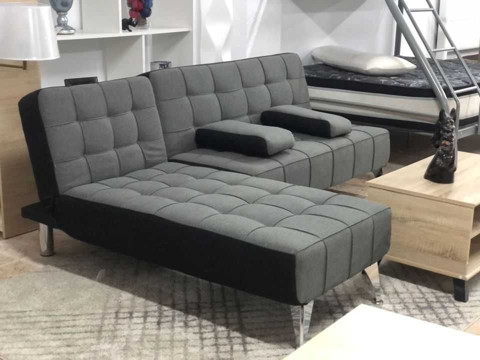 Liquidação de sofá-cama com portes grátis e pagamento na entrega