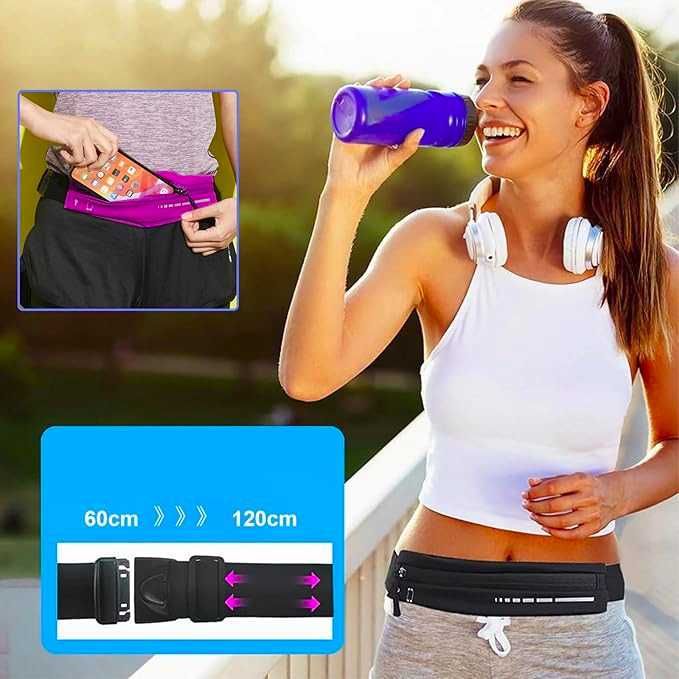 Zestaw 2 Torebek Biegowych EOWPPUE Na Telefon Klucze Karty Słuchawki