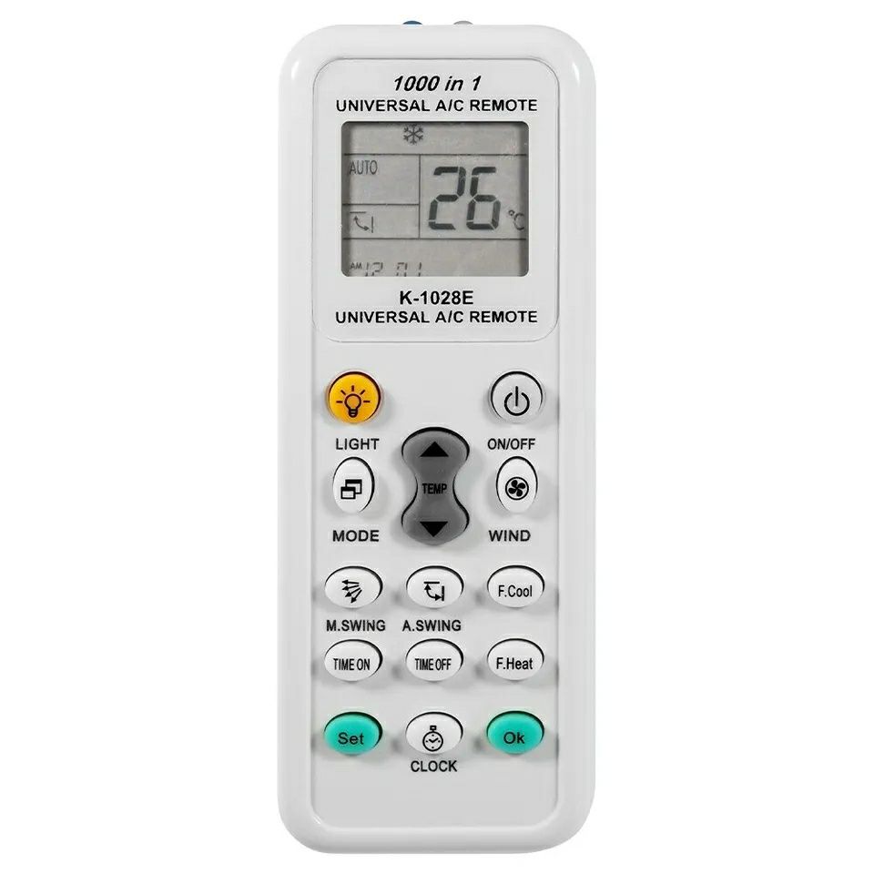 Controlo remoto para AC universal K-1028e (1000 em 1).