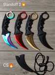 Керамбит металлический тренировочный тупой Karambit CS:GO/CS2 STANDOFF
