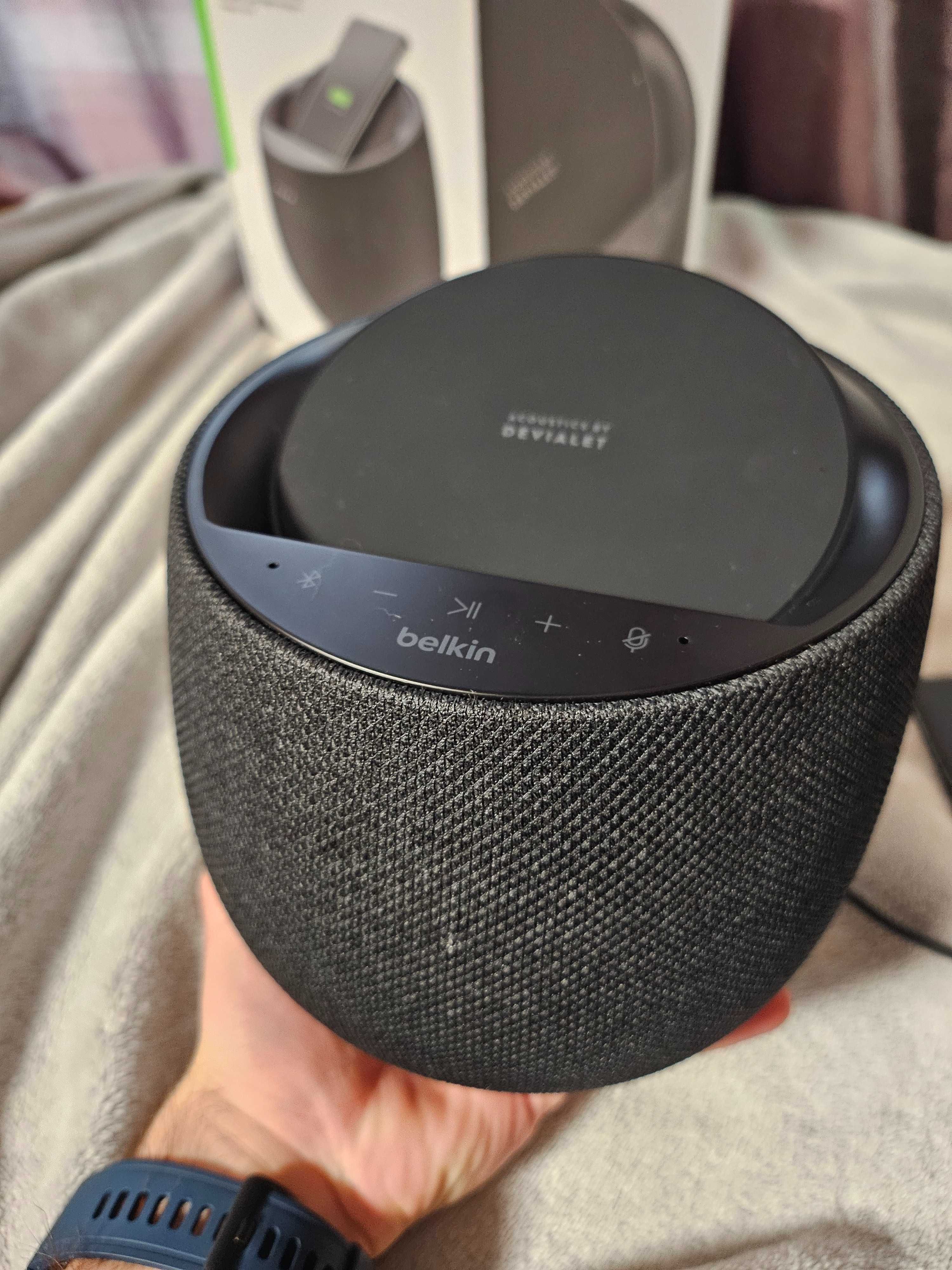 Belkin SoundForm Elite Hi-Fi Smart Speaker + Wireless Charger колонка