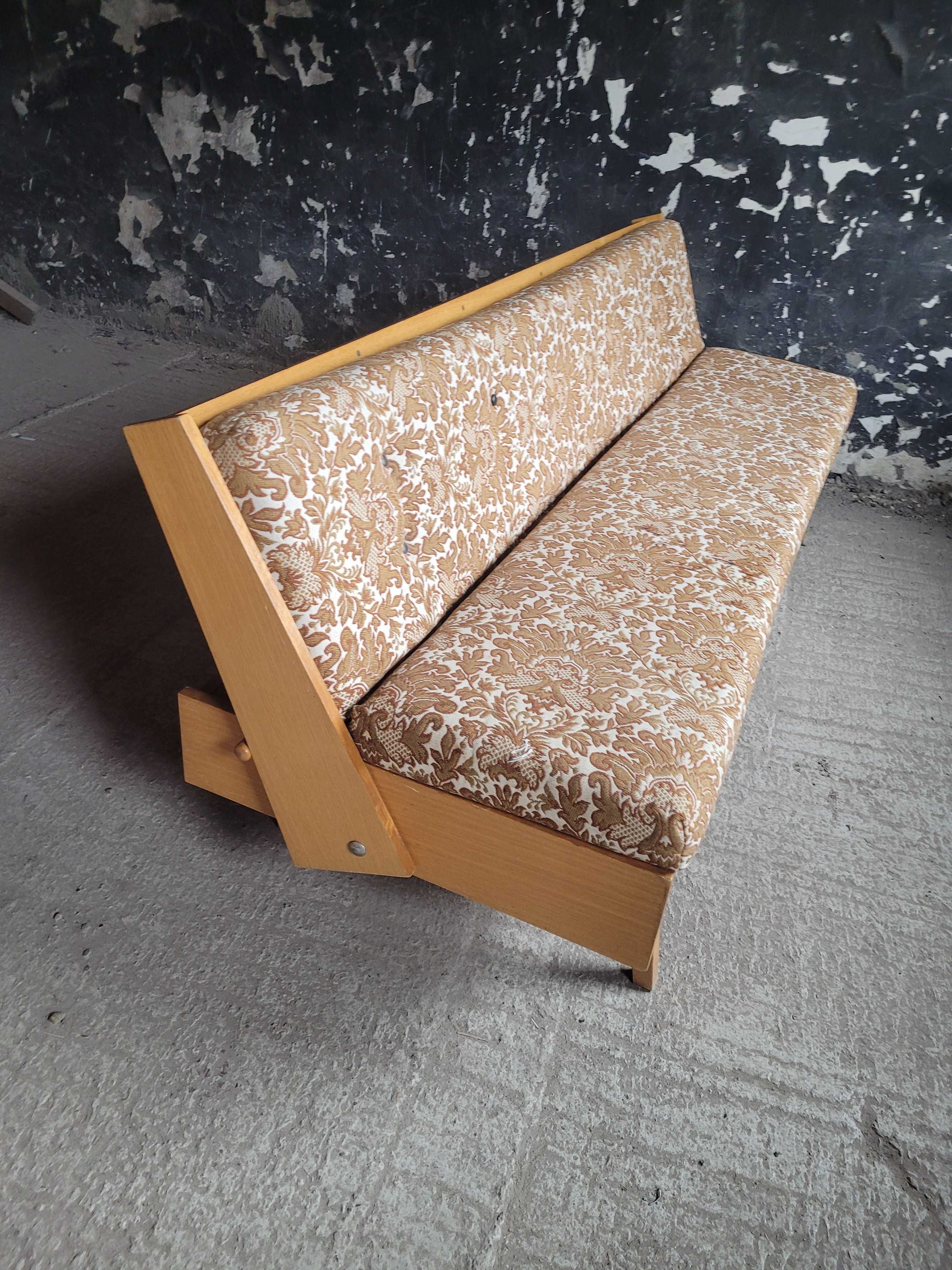Sofa vintage Unikat Czechoslowacja lata 60 design prl