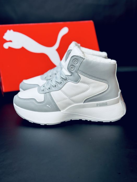 Зимние кроссовки Puma, женские коасовки Пума, кросівки жіночі Пума