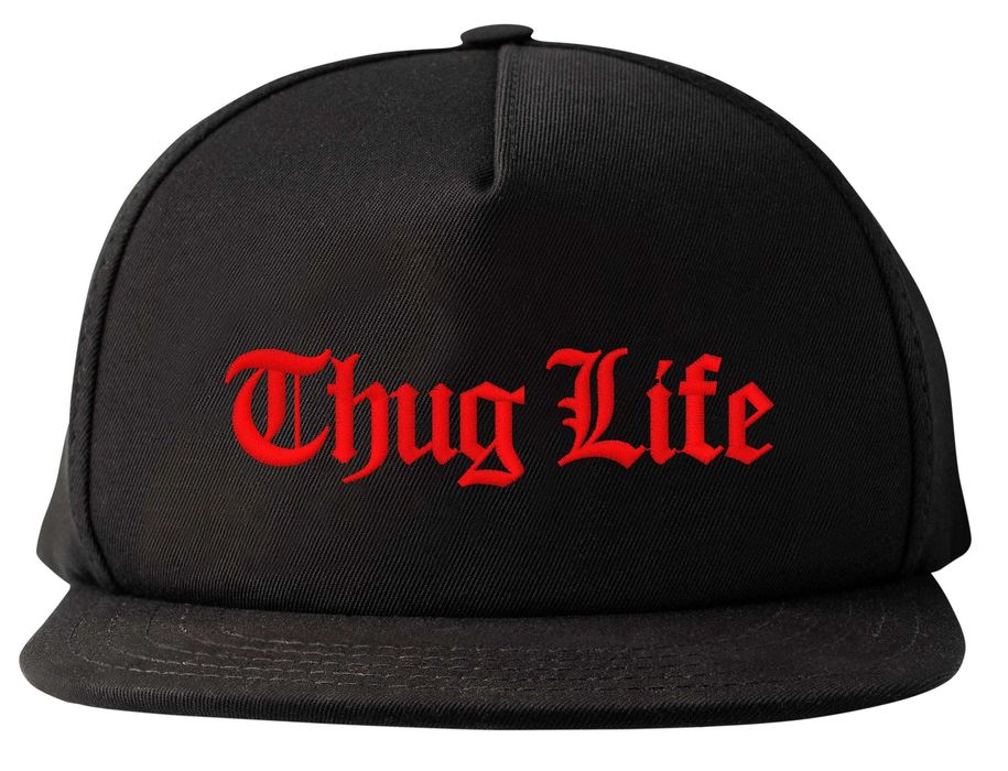 Nowa Czapka Snapback Thug Life Haft