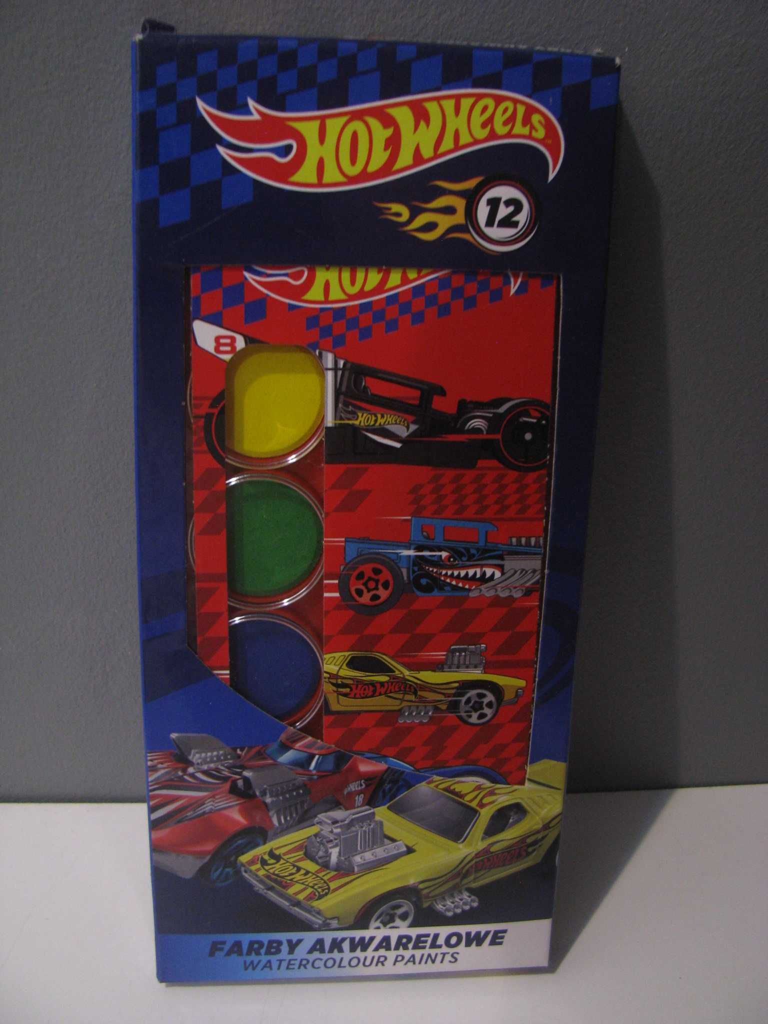 Hot Wheels farby akwarelowe 12szt