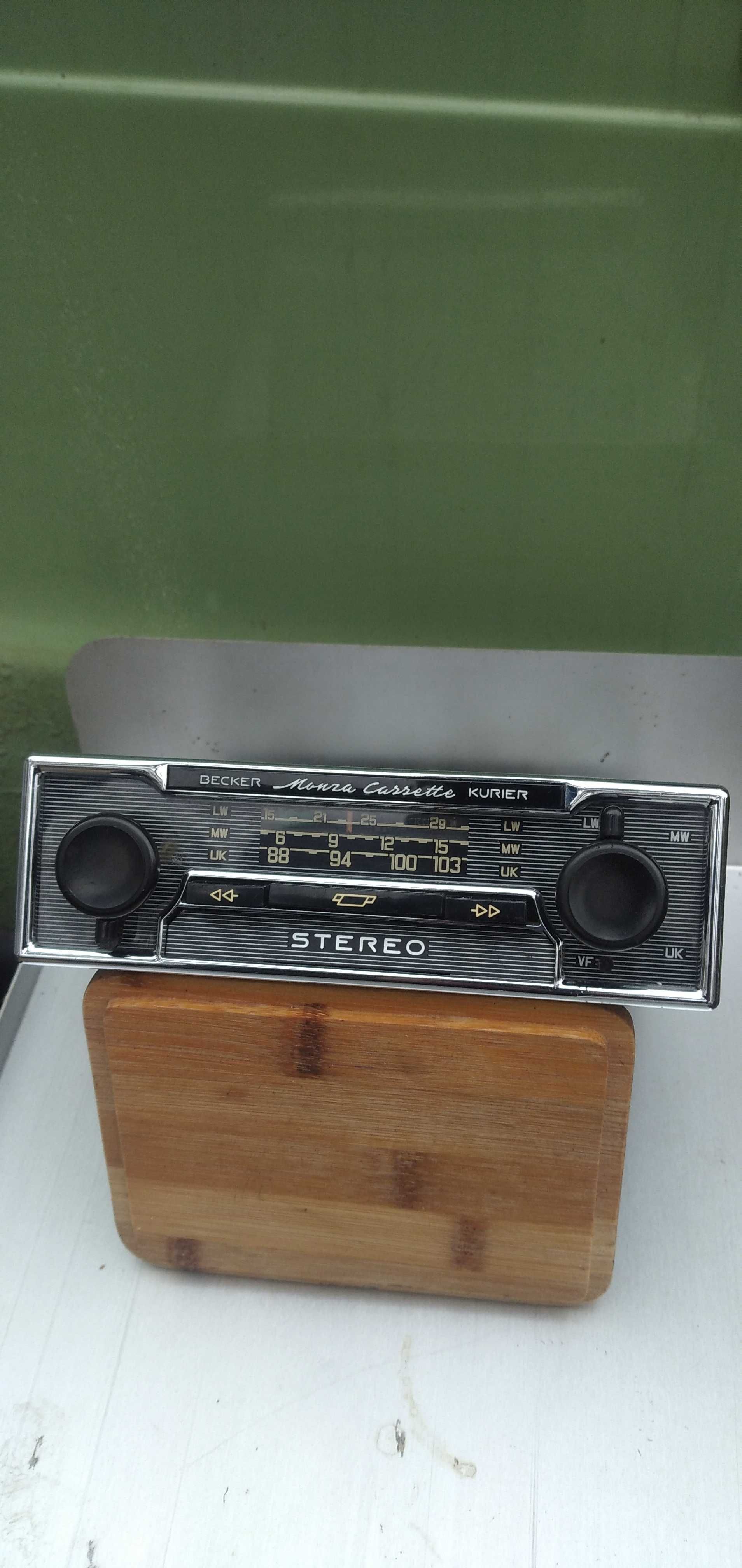 Becker Monza Cassette Kurier Zabytkowe Stare Radio
