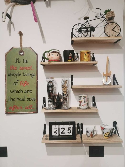 Dekoracja ścienna kwietnik 6 sztuk na rośliny na ścianę ozdoba dom