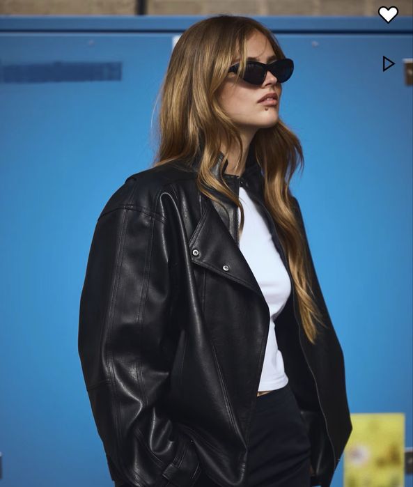 Куртка з екошкіри H&M