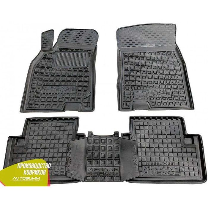 Коврики в салон Renault - Arkana Captur Duster Zoe Kadjar резиновые