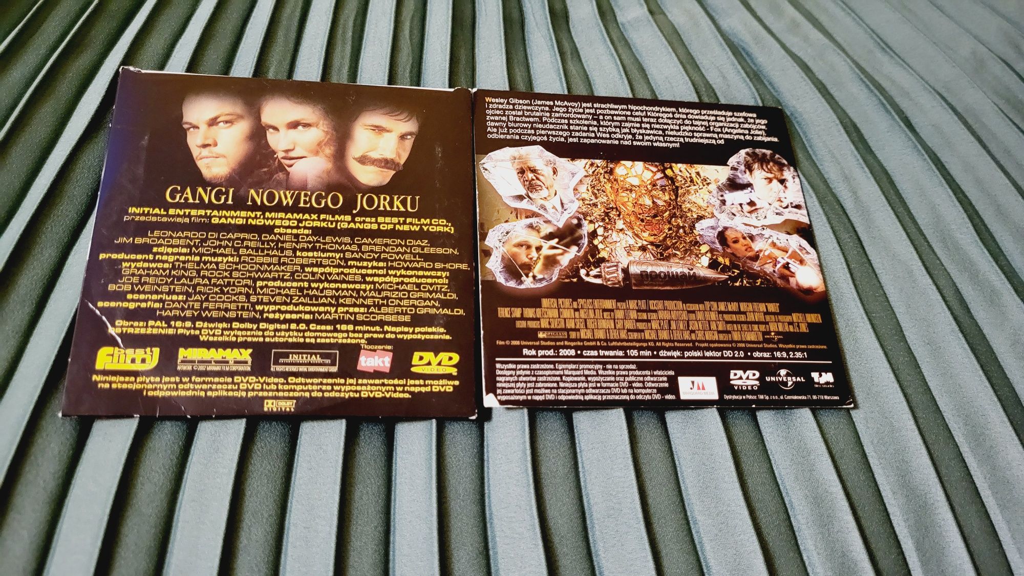 Wanted Ścigani Gangi Nowego Yorku 2 filmy na dvd