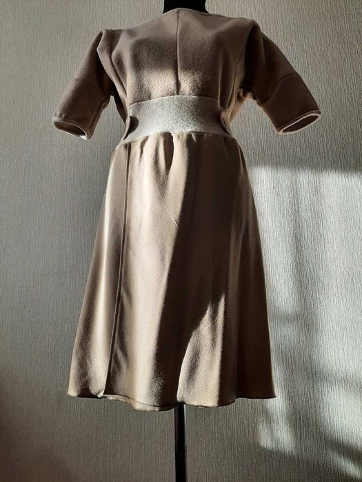 Плаття, сукня міді, тепла.