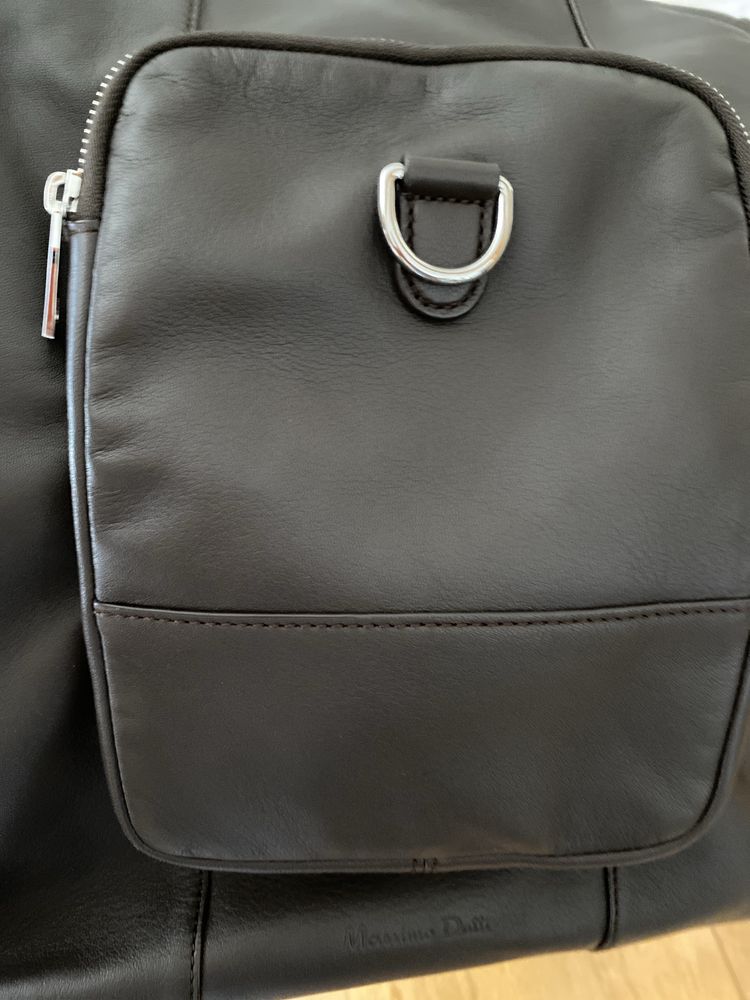 Mochila Estrear-Massimo Dutty/pele  castanha mod homem