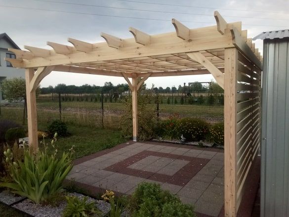 pergola drewniana