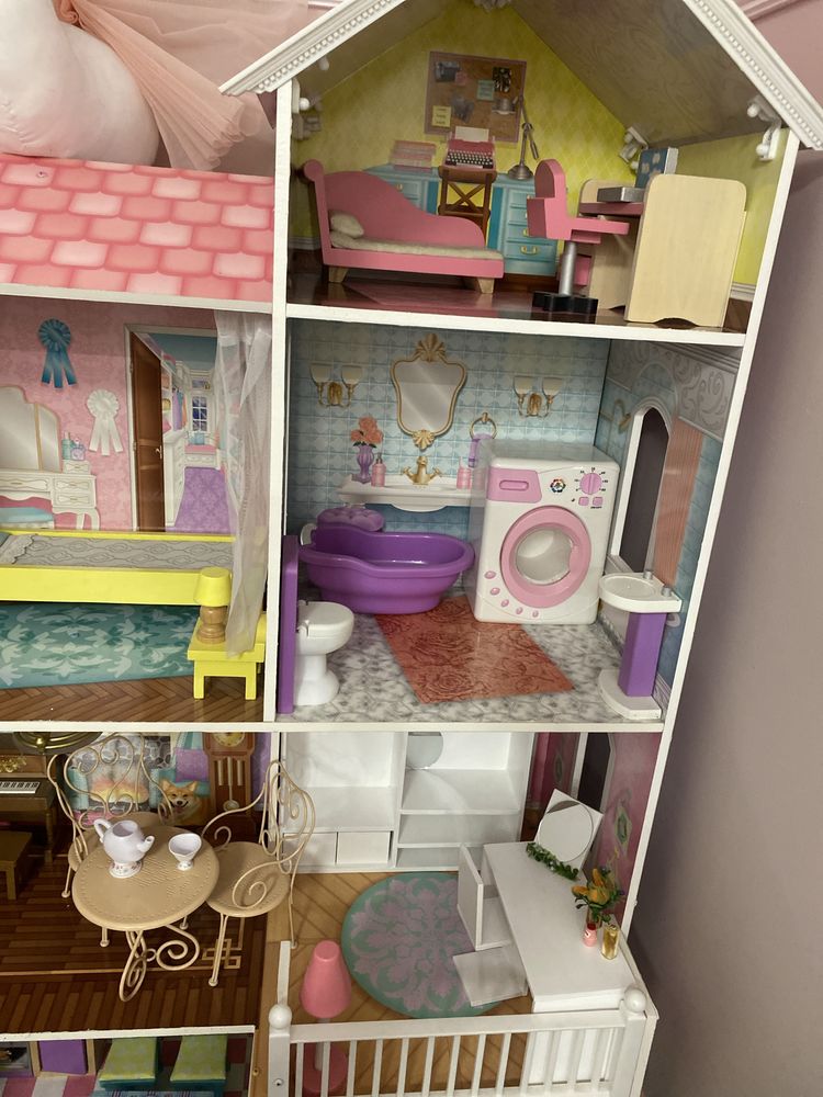 Domek dla lalek 134cm. Kidkraft country house winda garaz dzwięk