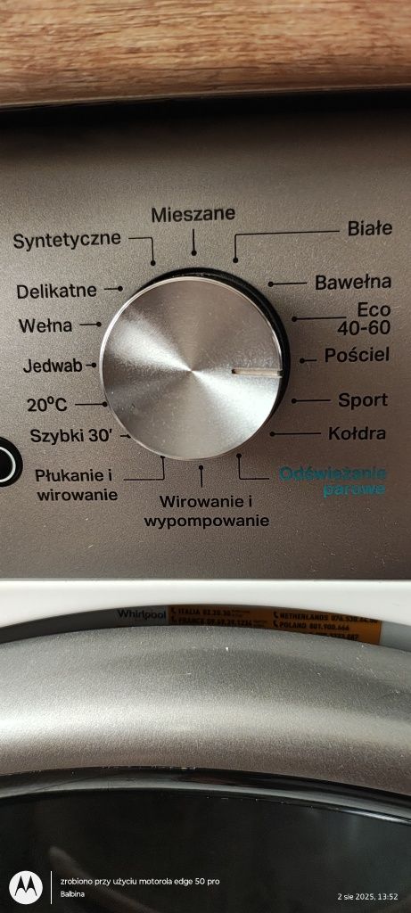 Pralka Whirlpool