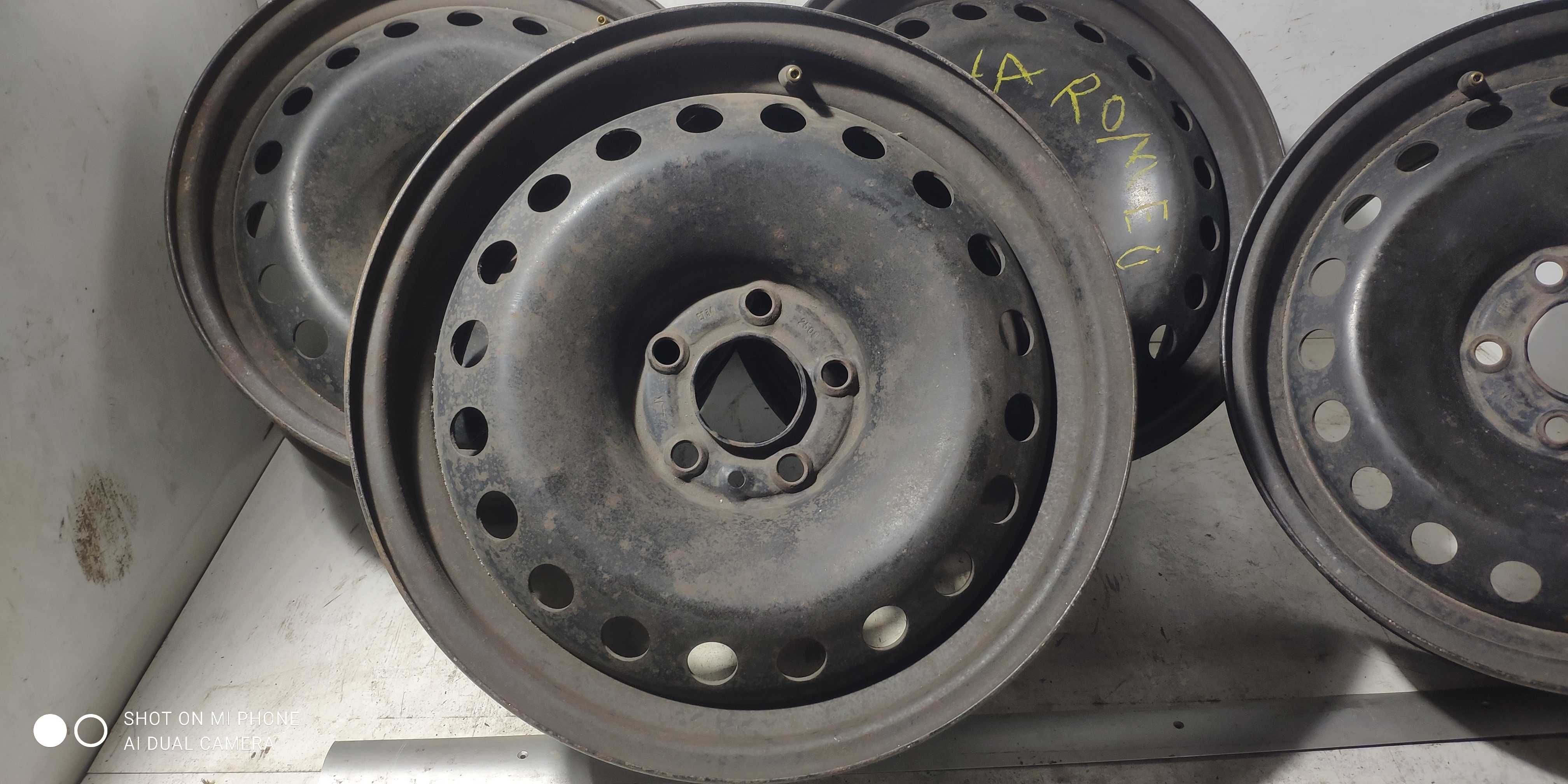 Felgi 5x110 ALFA ROMEO 159 16 stalowe 7Jx16H2 komplet 4szt proste 2szt