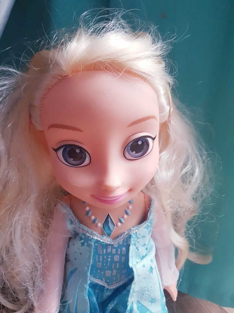 Śpiewająca lalka Elsa kraina lodu Frozen wersja angielska, polska