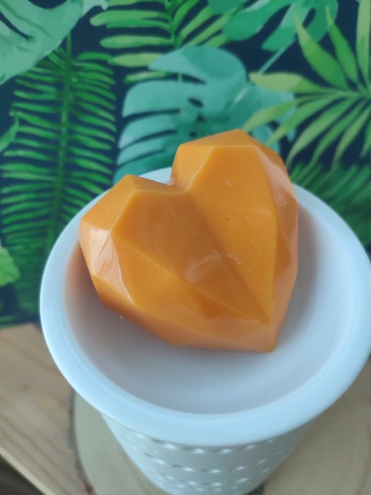 Wosk do kominka serce