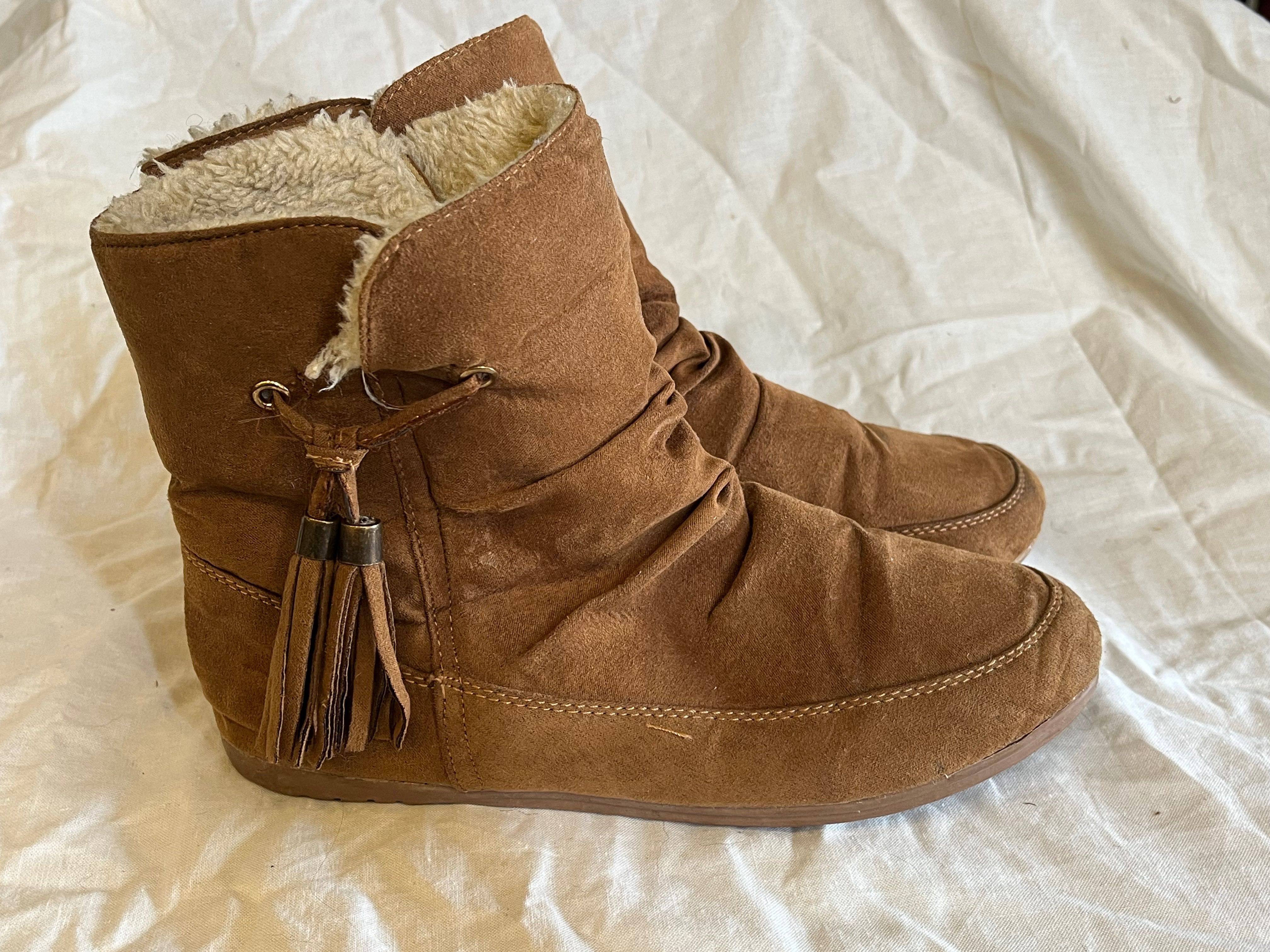 Botas Camurça Quentes - T.36