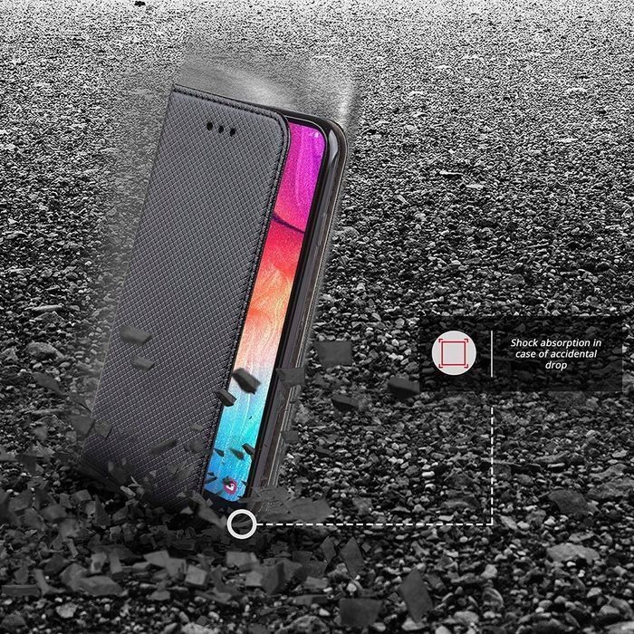 Etui Z Klapką Magnet Do Samsung S21 Ultra Książkowe Obudowa Czarne
